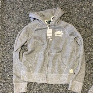 roots zip up sweatshirt
